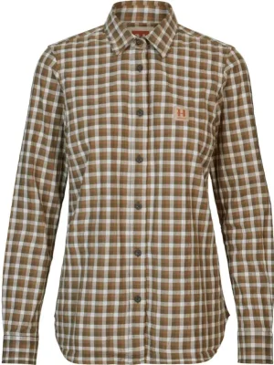 Härkila Bluse Fjell, Dark Oliv Check, G L(40) Preiswert